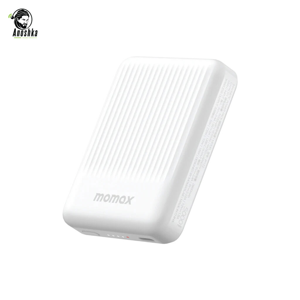 MOMAX Q.Mag Minimal 5000mAh 15W IP122 – Portable Magnetic Power Bank