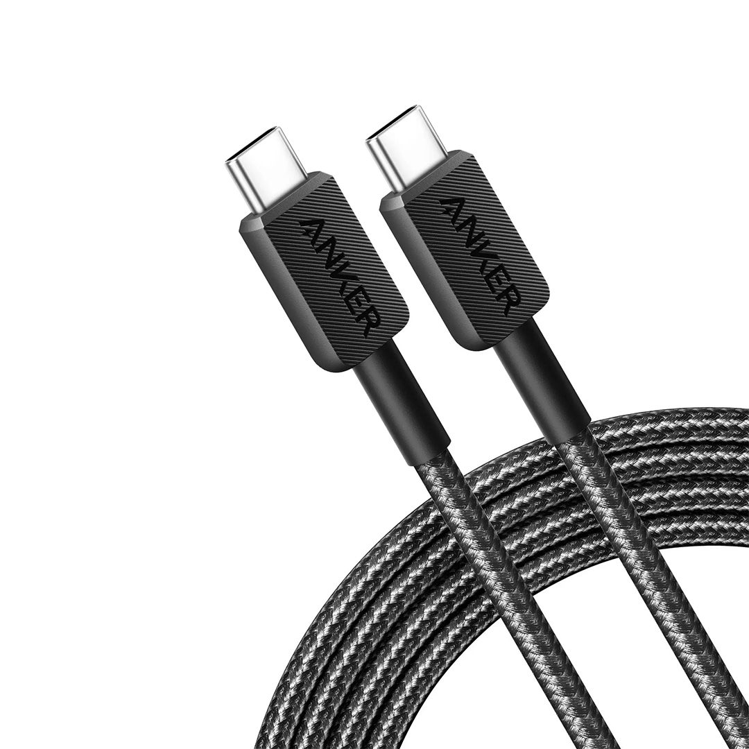 Anker 322 USB-C to USB-C 6ft Braided 60W Fast Charging Cable