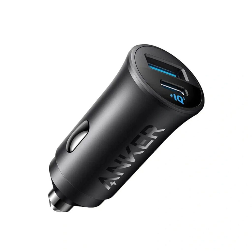 Anker Car Charger 30W Dual Port Compact Fast Charging Adapter for Cars