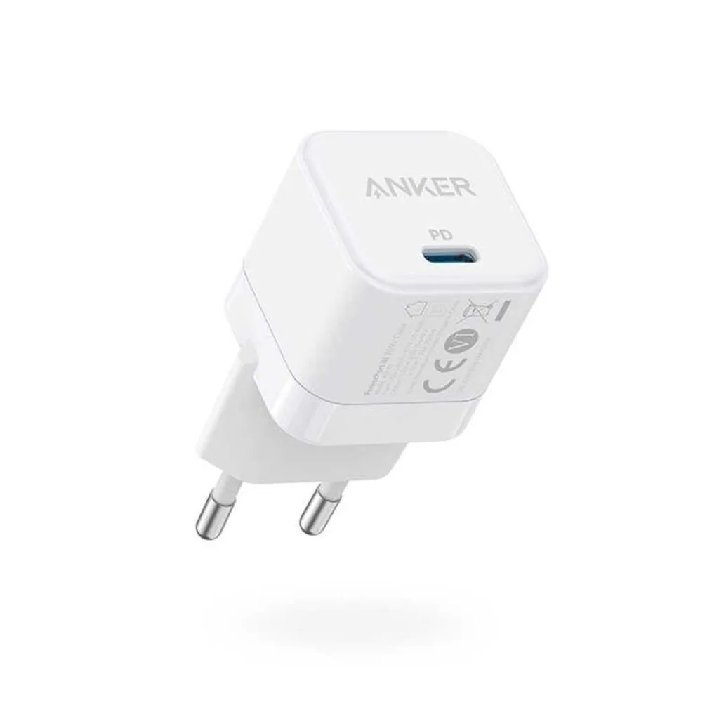 Anker 20W PD Compact USB-C Fast Charger for Smartphones and Tablets