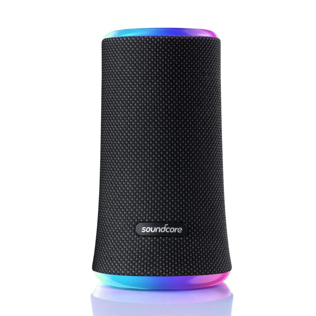 Anker Soundcore Flare 2 Portable Waterproof Bluetooth Speaker with 360° Sound and Light Show