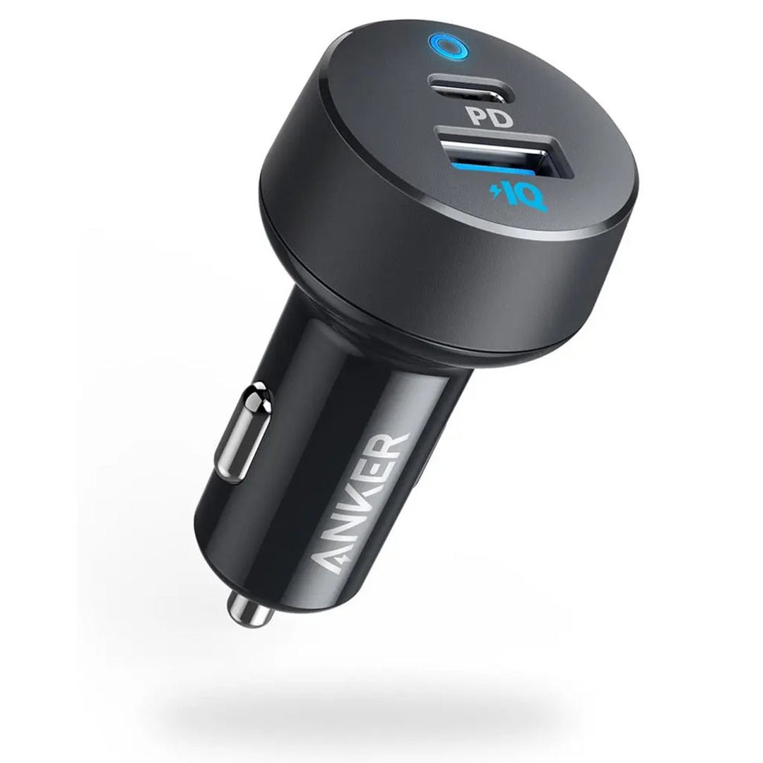 Anker PowerDrive PD+2 35W Dual-Port Fast Charging Car Charger with USB-C and USB-A Ports