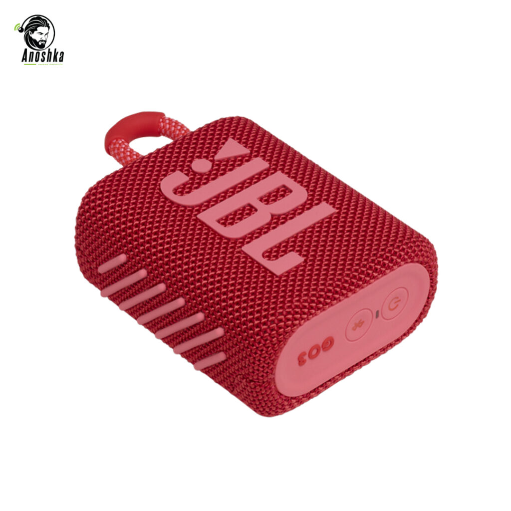 JBL Go 3 Portable Waterproof Speaker – Red