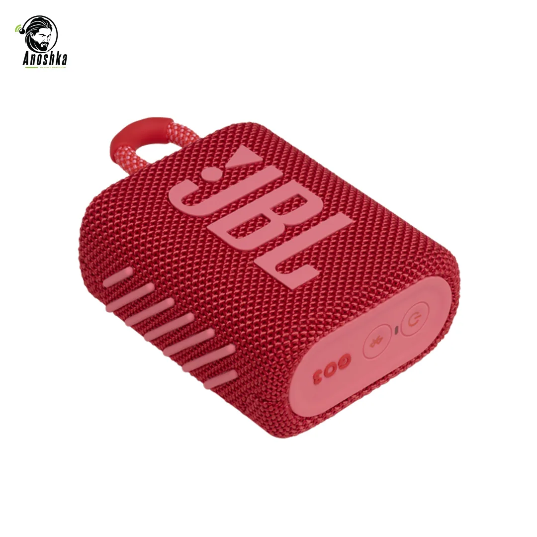 JBL Go 3 Portable Waterproof Speaker – Red
