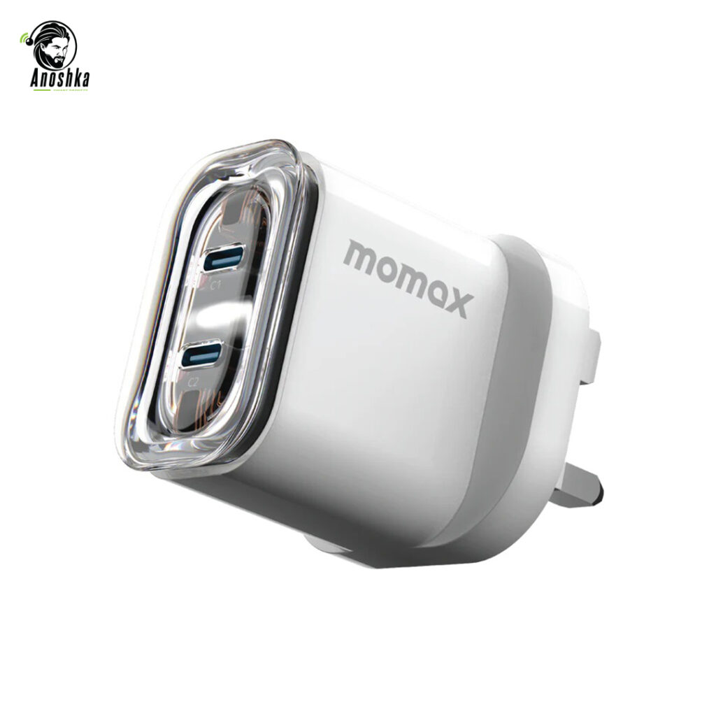 MOMAX Home Charge Flow 35W 2-Port – Fast Dual-Port Wall Charger