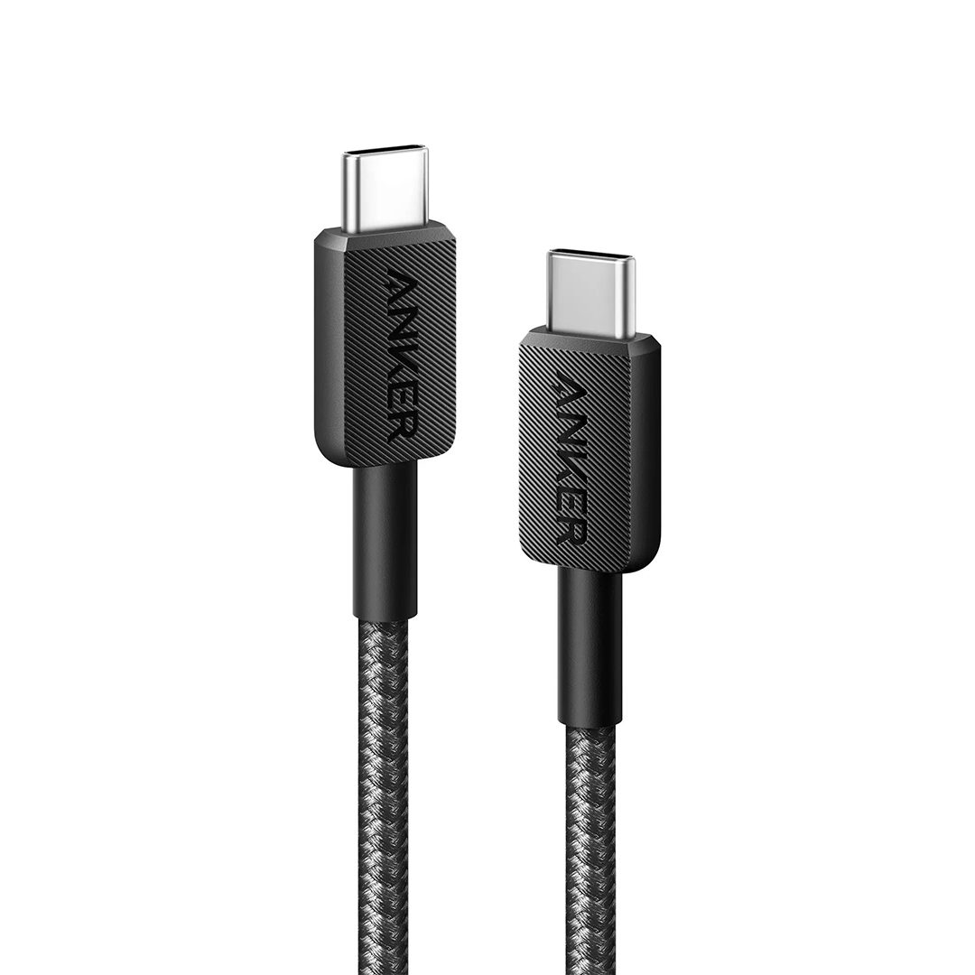 Anker 322 USB-C to USB-C 3ft Braided 60W Fast Charging Cable