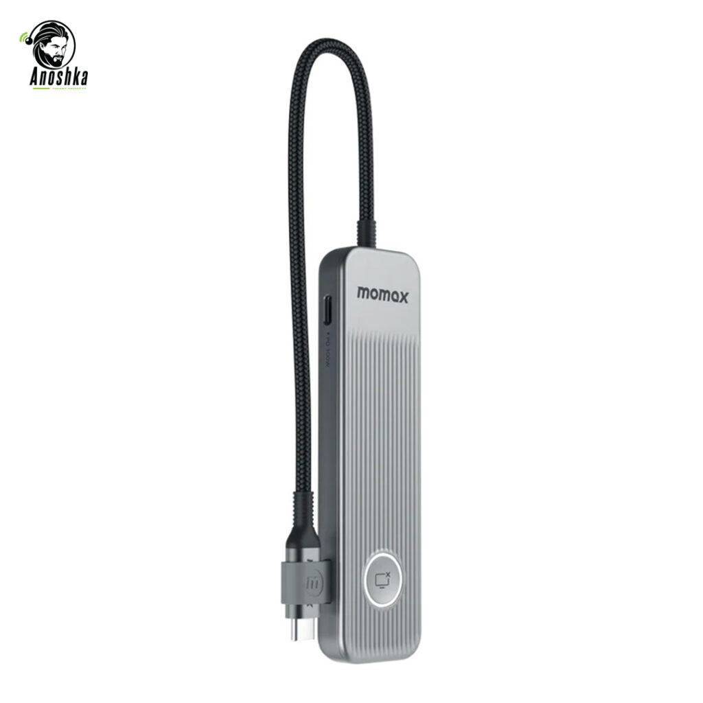 MOMAX OneLink 7-in-1 USB-C Hub DH17E All-in-One Adapter for Laptops and Tablets