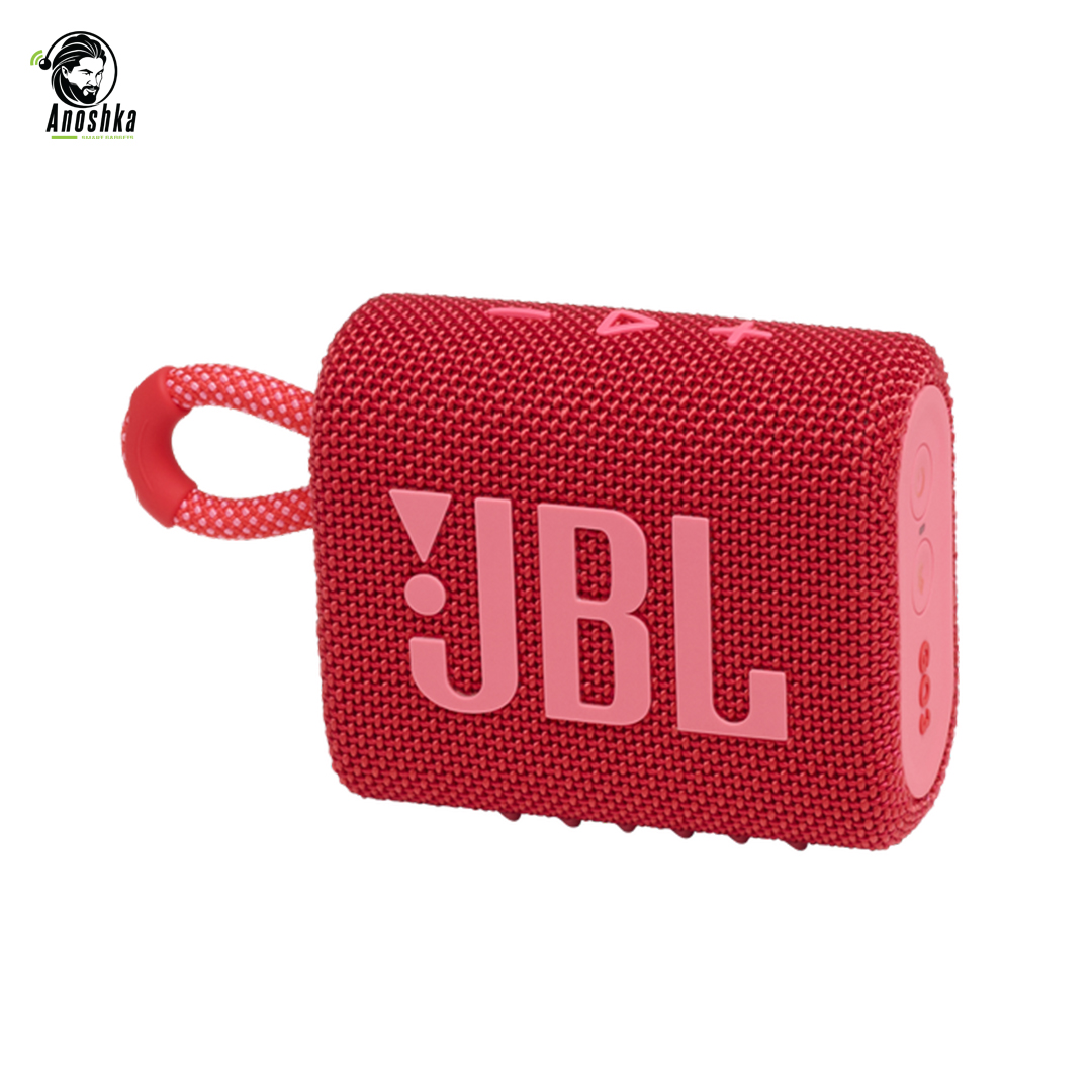 JBL Go 3 Portable Waterproof Speaker – Red
