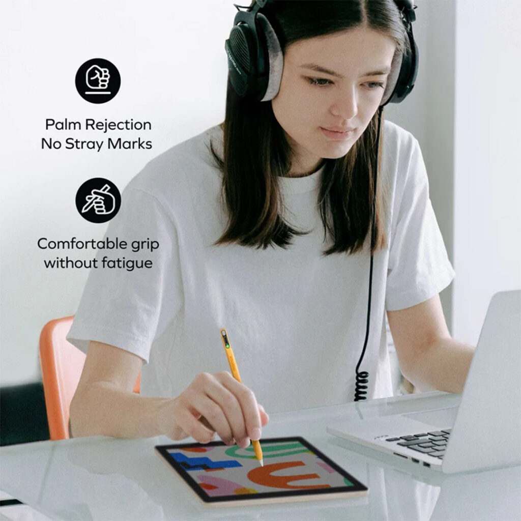 MOMAX Mag.Link Pop iOS Amber β Stylish Magnetic Wireless Charger for iPhone