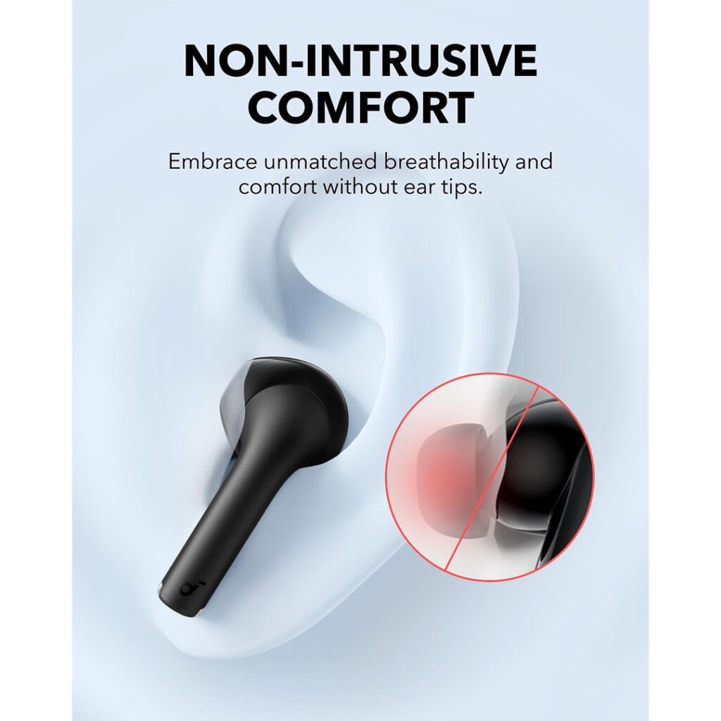 Anker Soundcore K20i Wireless Bluetooth Earbuds with Clear Sound and Comfortable Fit