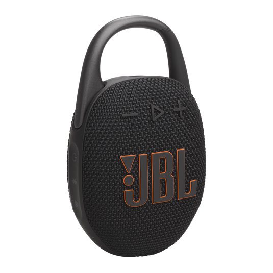 JBL Clip 5 Portable Wireless Speaker – Black, Compact and Waterproof Bluetooth Speaker
