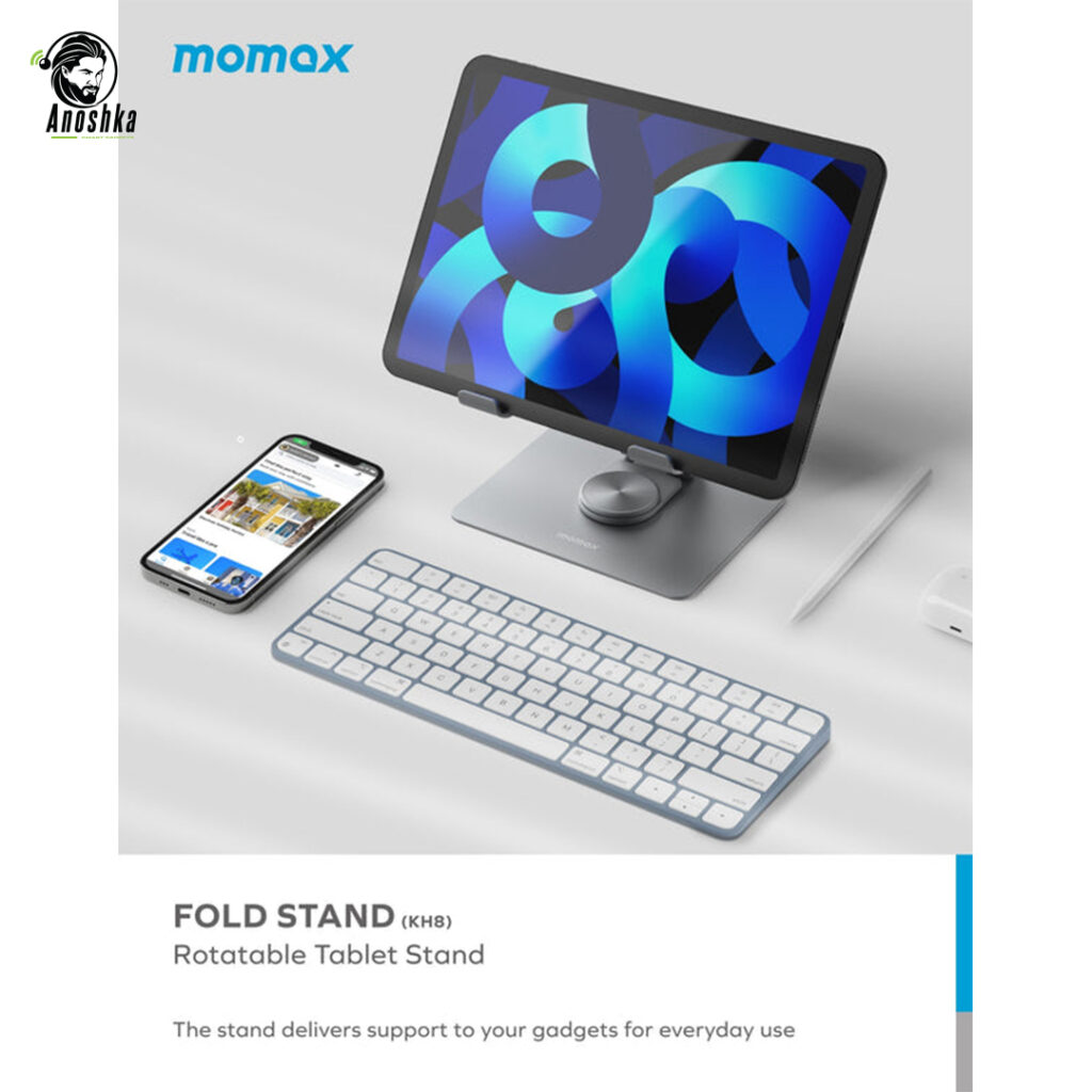 MOMAX Fold Stand Tablet KH8 – Adjustable and Portable Tablet Stand