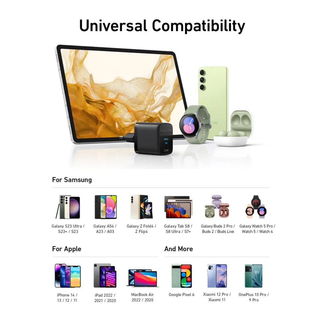 Anker 312 Charger 25W – Compact Fast USB-C Wall Charger - Image 4