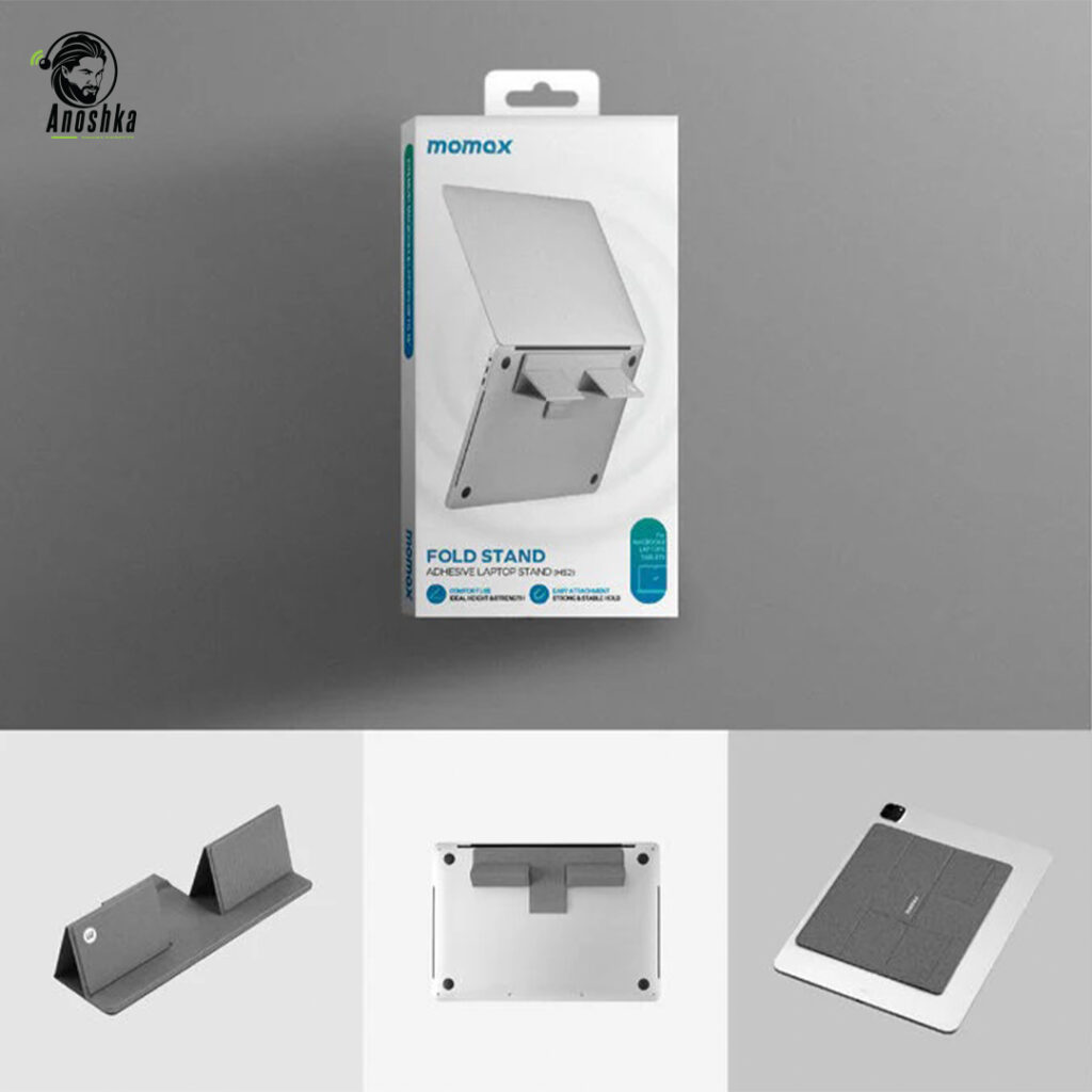 MOMAX Fold Stand HS2 Light Gray β Adjustable Stand for Tablets and Phones