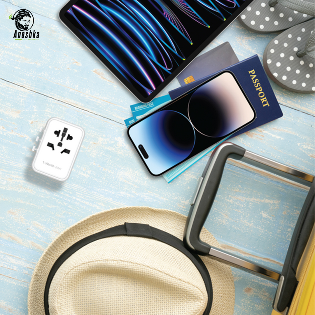 MOMAX 1-World 20W UA11 Universal Travel Adapter with USB-C and USB-A Ports