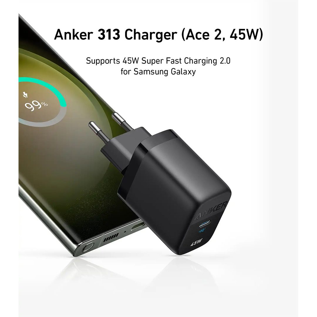 Anker 313 Charger 45W – Ultra-Fast GaN USB-C Power Delivery Charger - Image 6