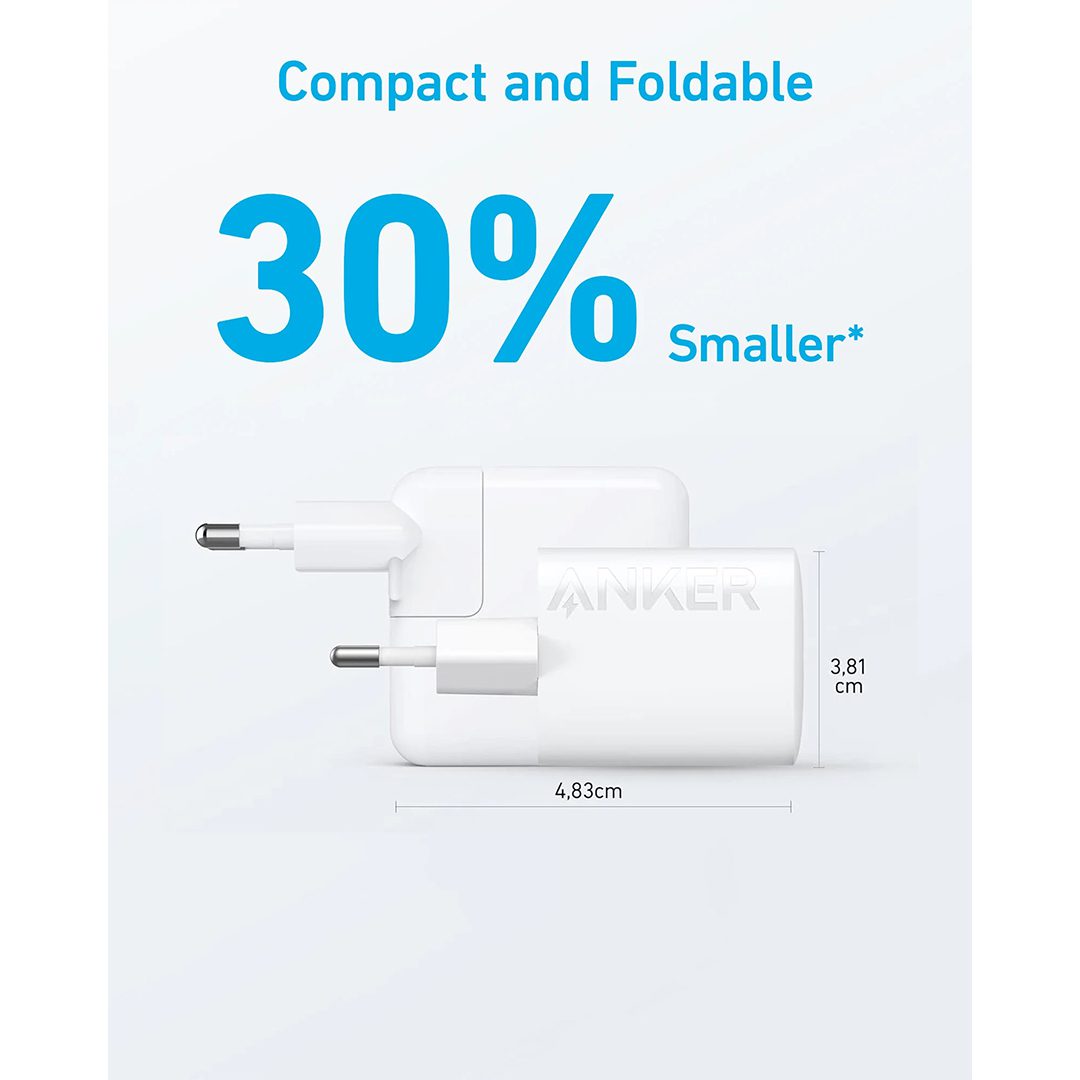 Anker 312 Charger 30W – Ultra-Compact USB-C Power Delivery Charger - Image 2