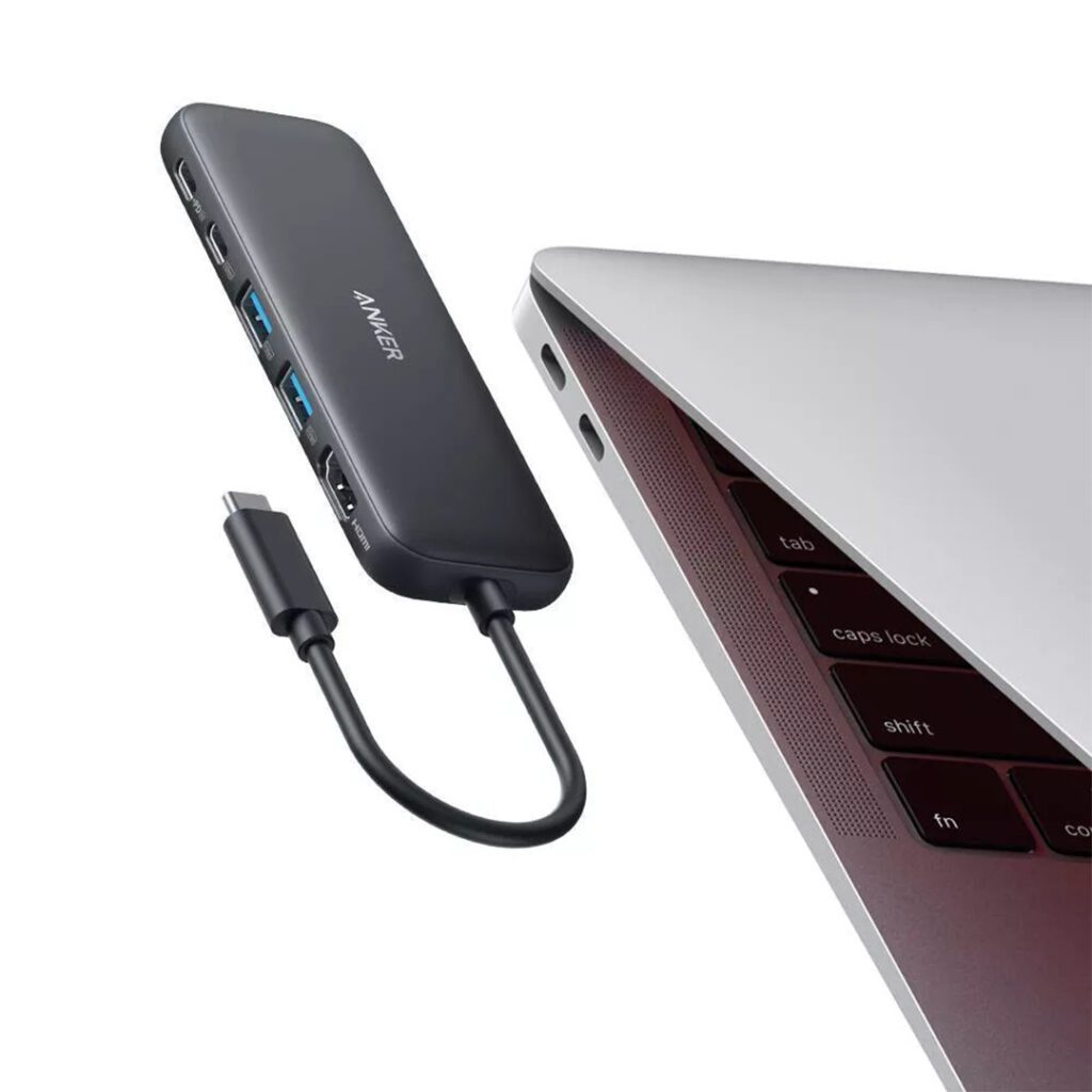 Anker 5-in-1 USB-C Hub Compact Multiport Adapter with HDMI and USB Ports