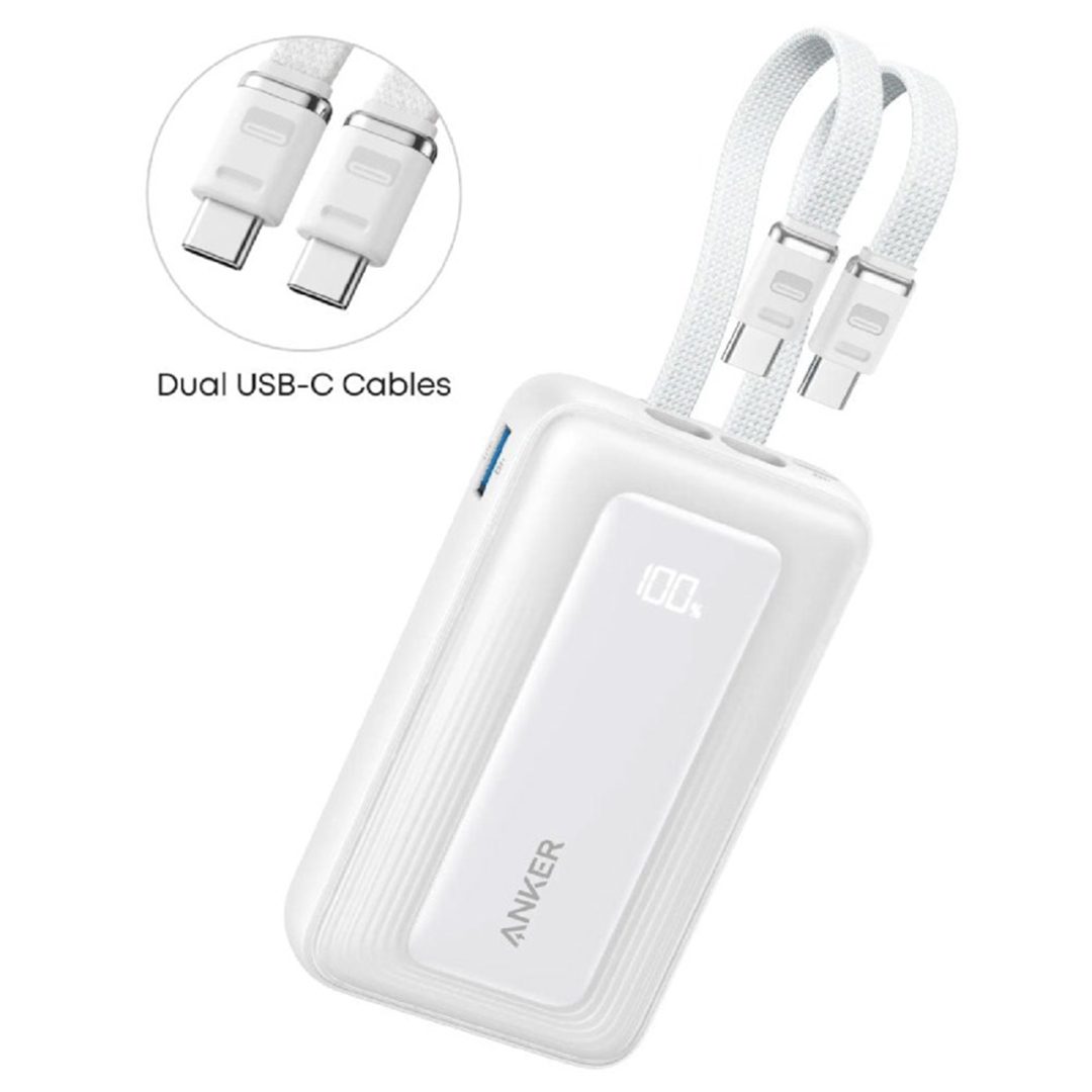 Anker Zolo Power Bank 10K 35W – Dual Built-In USB-C Fast Charging Portable Charger