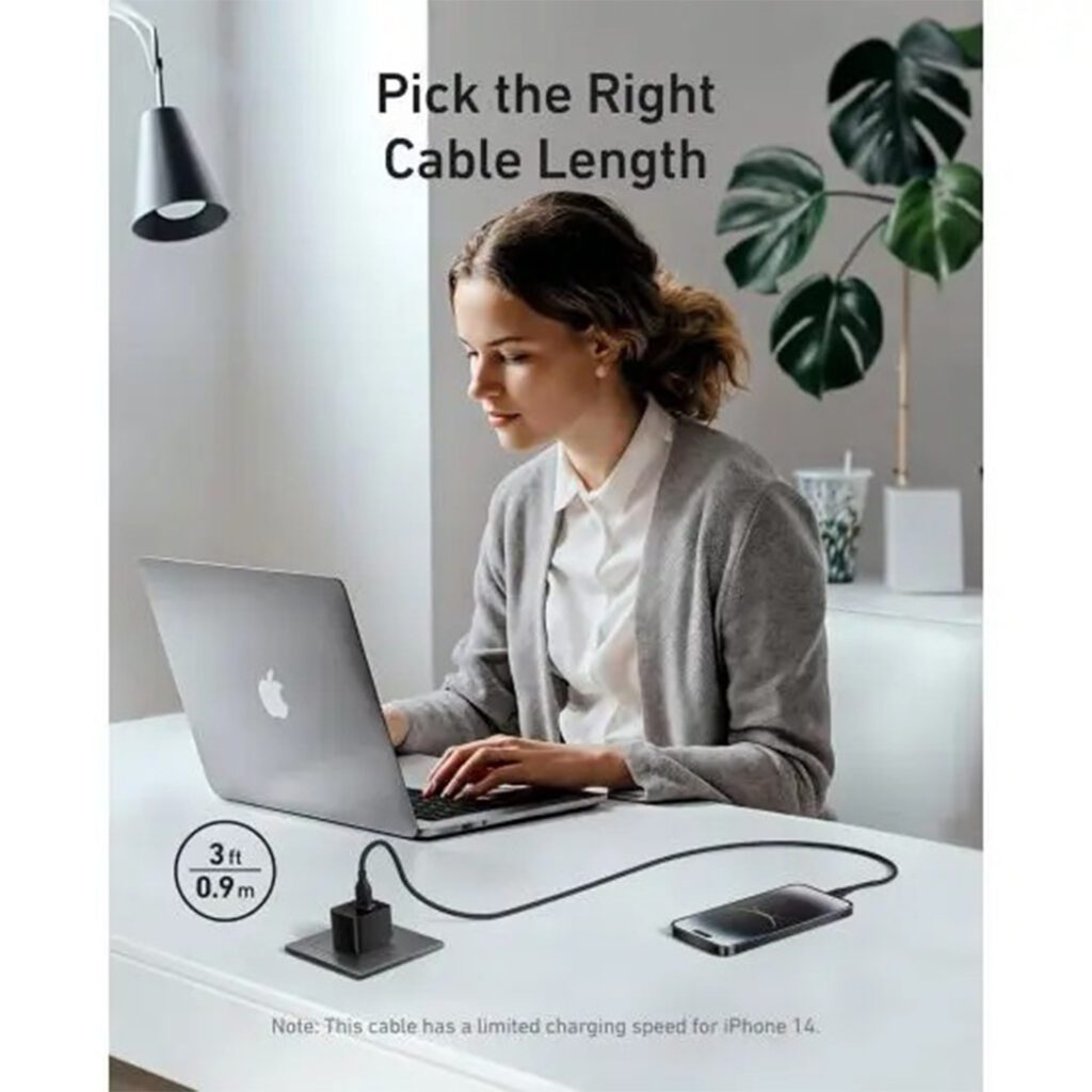 Anker PowerLine III Flow USB-A to Lightning 3ft – Ultra-Soft and Durable Fast Charging Cable