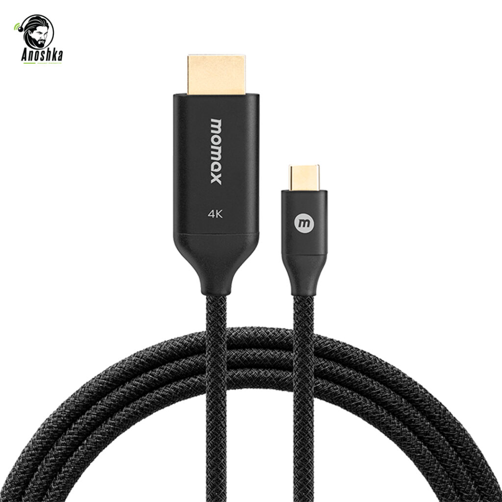 MOMAX EliteLink DT3 USB-C to HDMI 2M 4K Ultra HD Display Cable