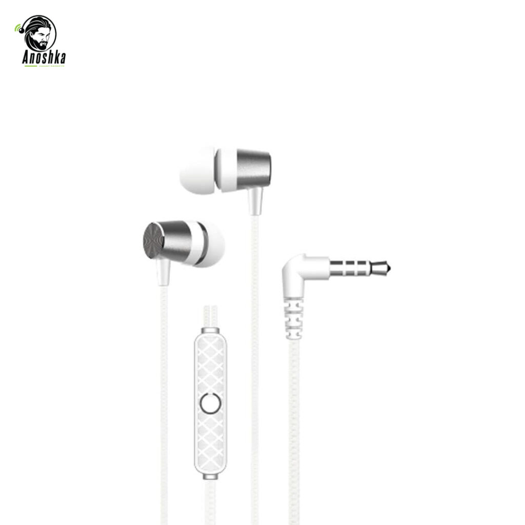 DEVIA Metal Earphones 3.5mm HP50S – Durable Design and Clear Sound