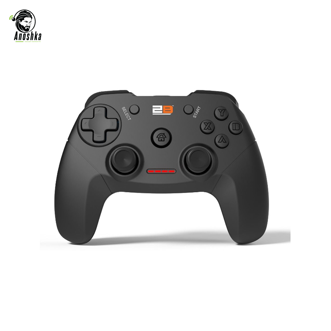 2B Wireless Single Gamepad GP076 β Turbo Dual Vibration 3 in 1 Controller for PC and PS3