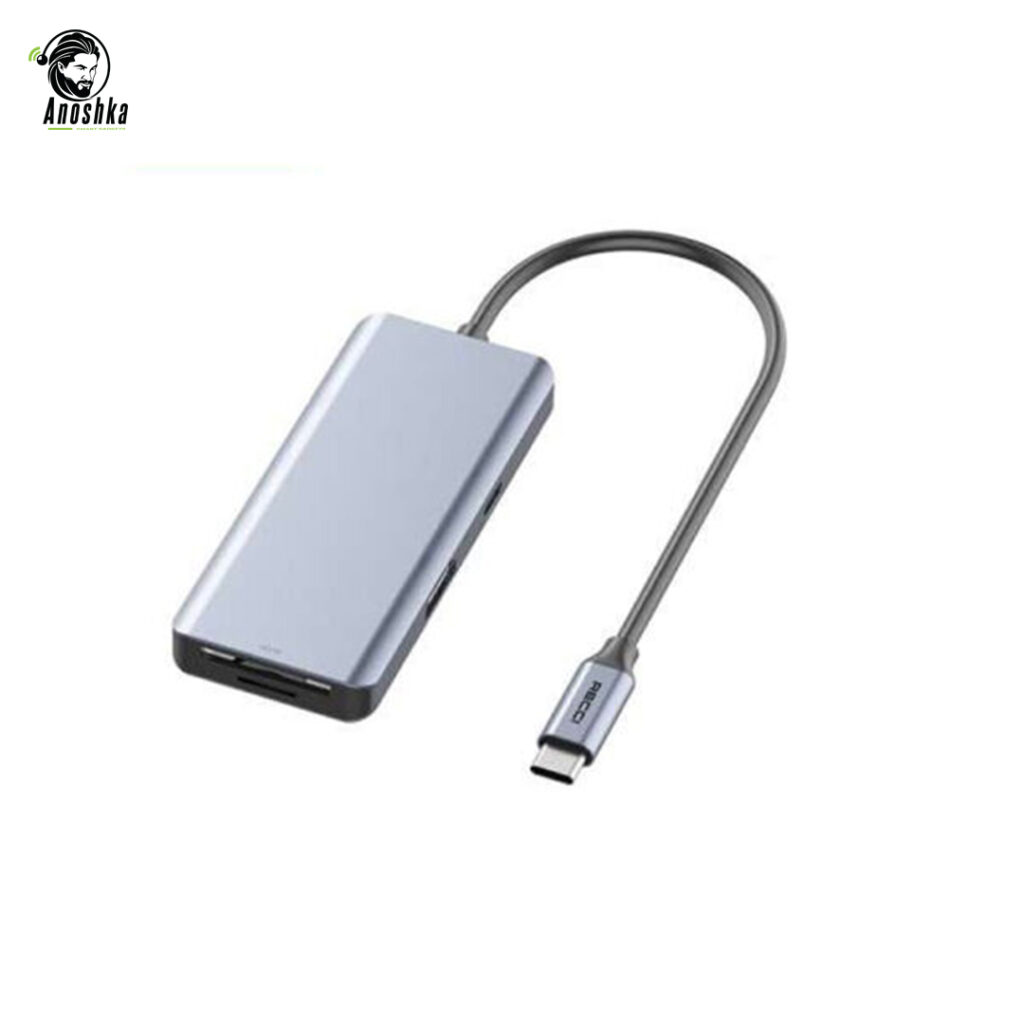 The RECCI RH07 7-in-1 Hub delivers 4K HDMI, USB 3.0, SD/TF card readers, and Type-C PD charging for fast, reliable, and all-in-one connectivity.