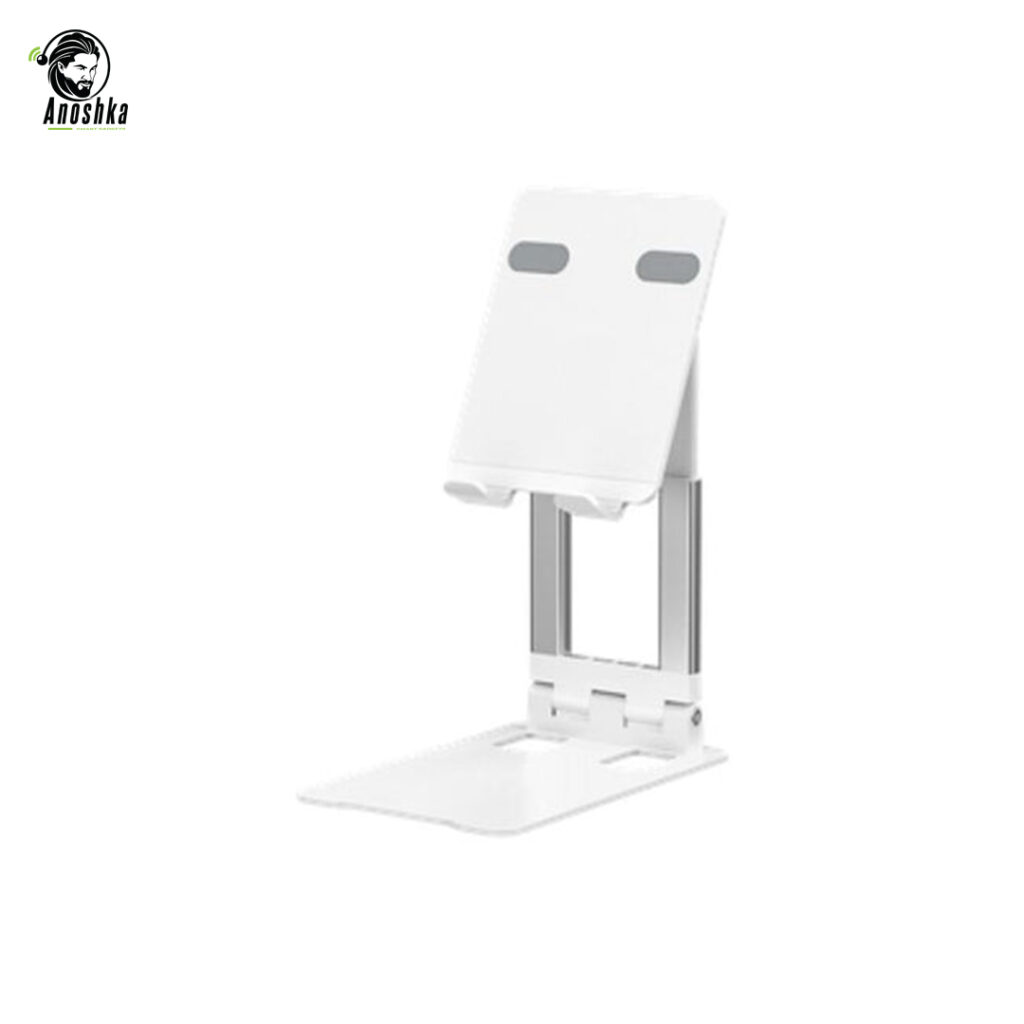 The RECCI M08 Flat Folding Holder provides adjustable angles, sturdy support, and a portable design for smartphones and tablets.