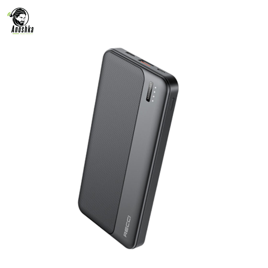 The RECCI RPB-P26 10000mAh Power Bank provides fast charging, dual USB output, and a compact, durable design for everyday power needs.