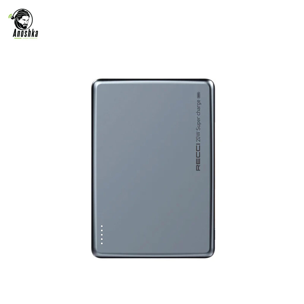 The RECCI RPB-W20 Armor 5000mAh Power Bank combines wireless + wired charging, durable protection, and compact portability for everyday use.