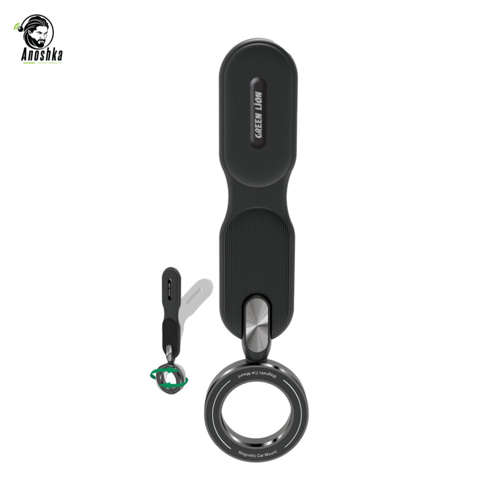 Green Lion Flexible MagSafe Car Holder – Magnetic and Adjustable Phone Mount for Cars