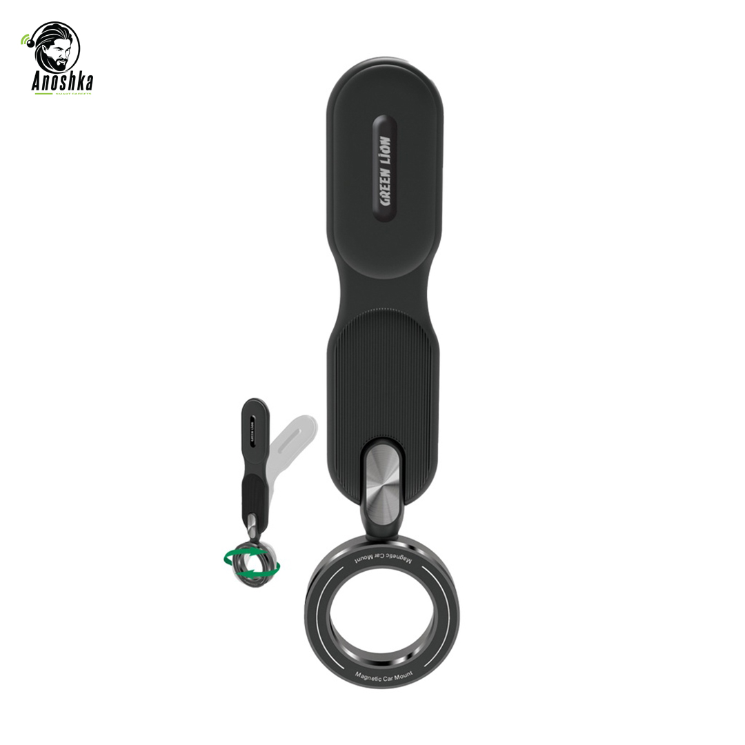Green Lion Flexible MagSafe Car Holder β Magnetic and Adjustable Phone Mount for Cars