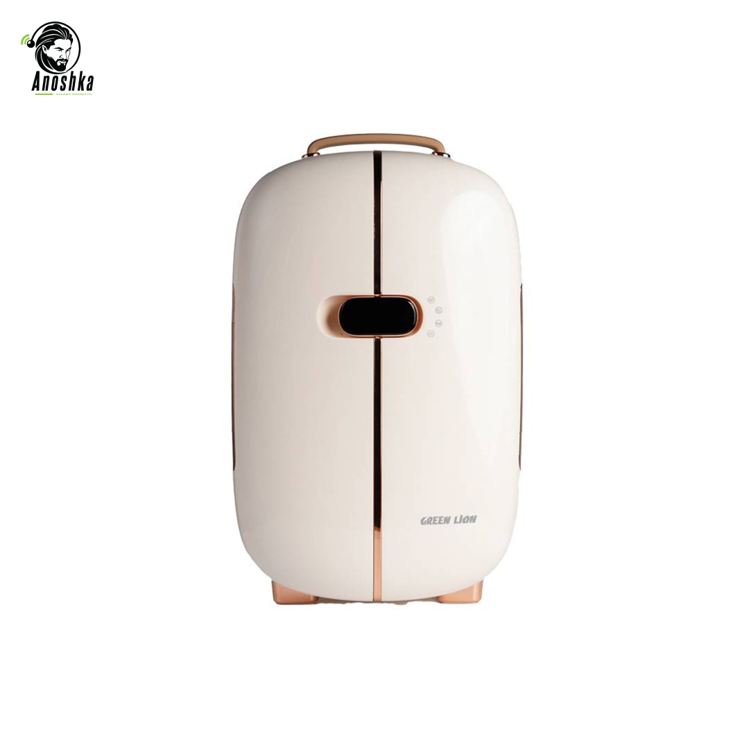 Green Lion Makeup Fridge – Compact Cosmetic Refrigerator for Skincare and Beauty Products