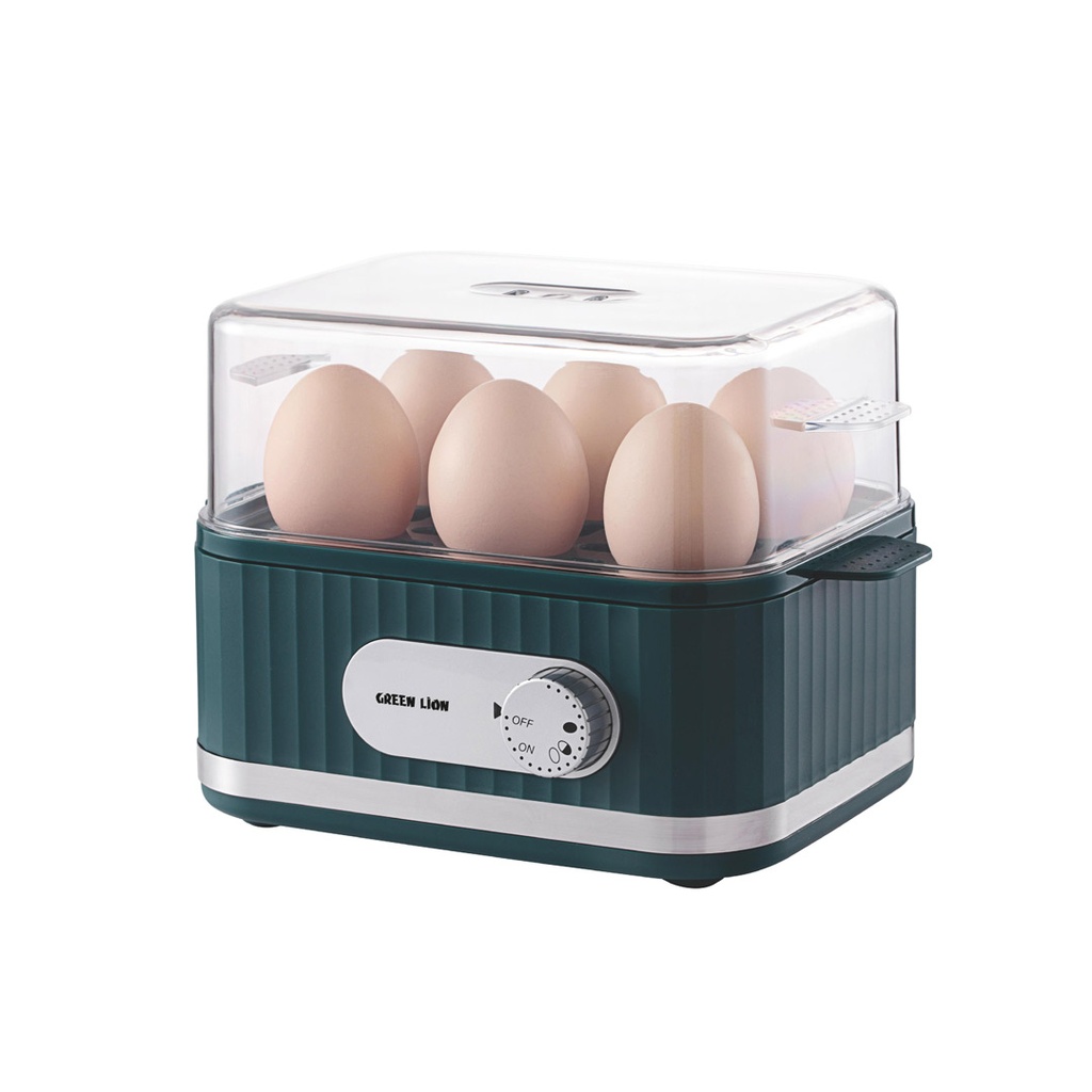 Green Lion Smart Egg Cooker – Electric Kitchen Appliance for Perfectly Cooked Eggs