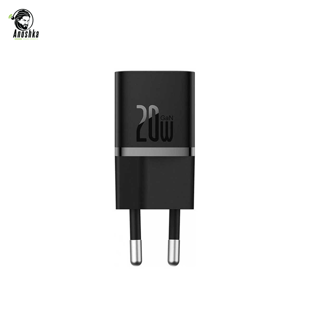 Baseus GaN5 Mini 1C 20W EU Fast Charger with USB-C Power Delivery