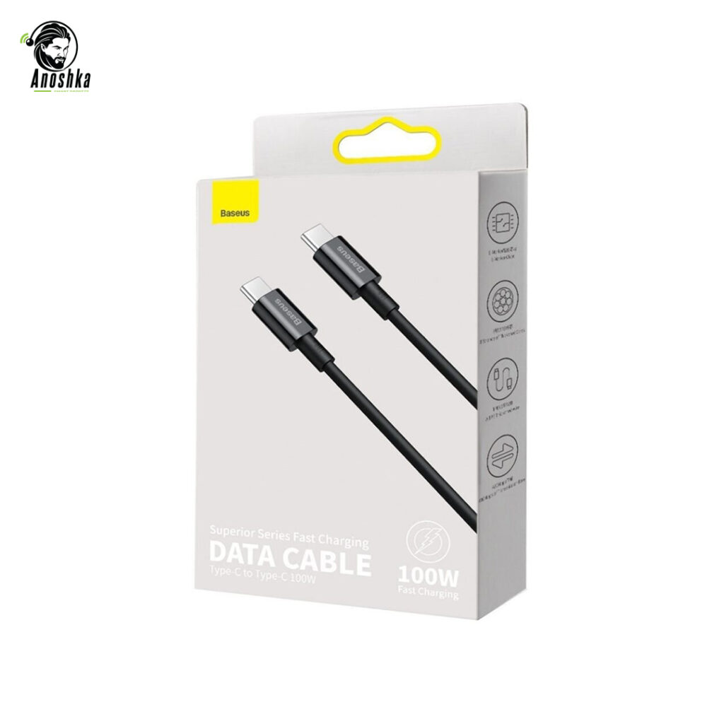 BASEUS Superior Fast Charging Type-C to Type-C 100W Cable for Laptops and Smartphones