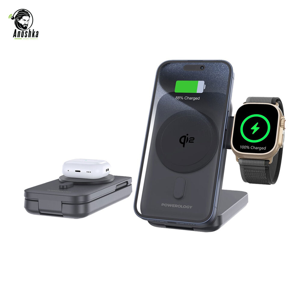 Powerology 10000mAh MagSafe Power Bank box and accessories