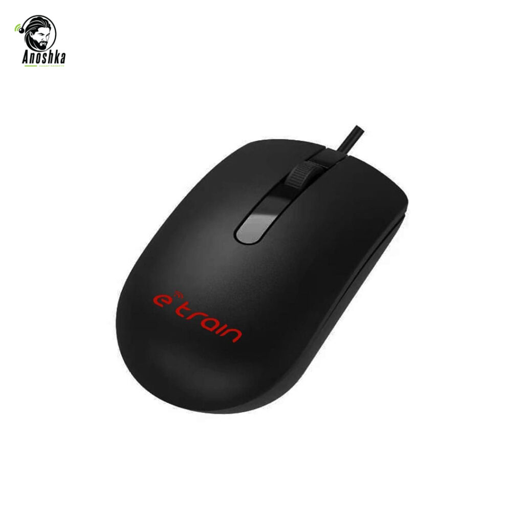 E-TRAIN Cable Mouse MO771 – Precision, Comfort, and Control for PC and Laptop