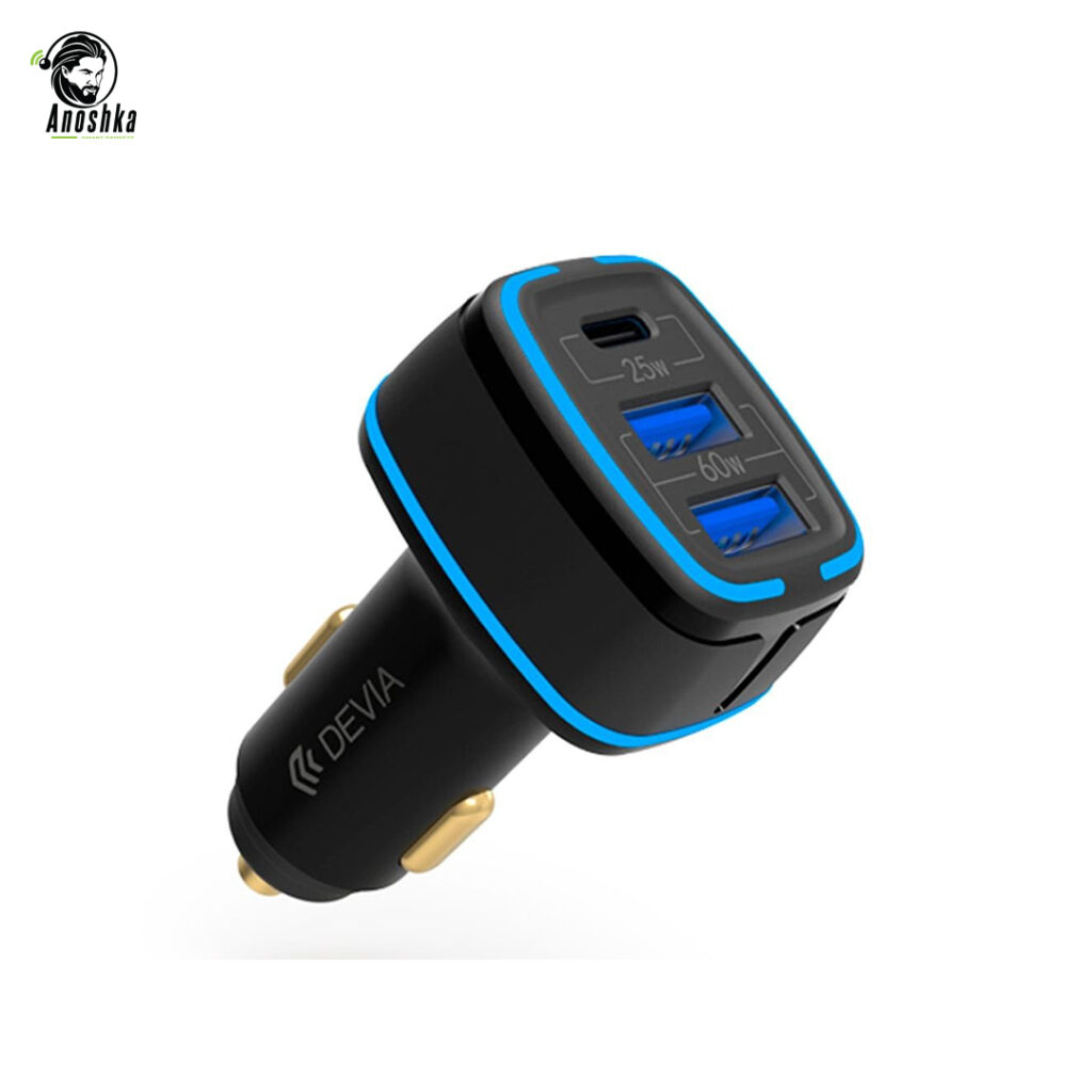 DEVIA Dual USB + Type-C Charger MP418 85W Fast and Reliable Charging