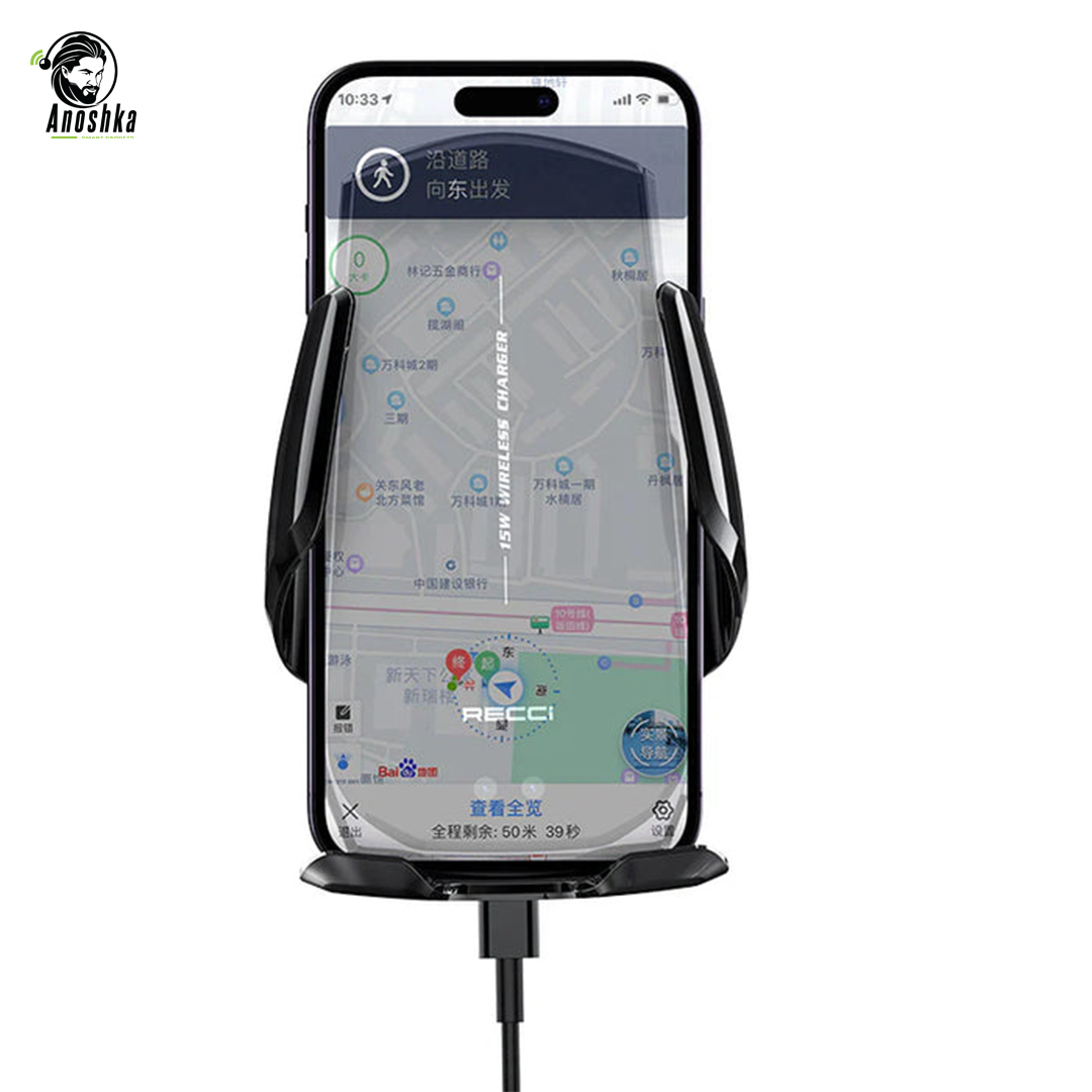 The RECCI RHO-C27 Car Holder offers secure phone mounting with a 360° adjustable design, strong suction base, and universal compatibility for safe, hands-free driving.