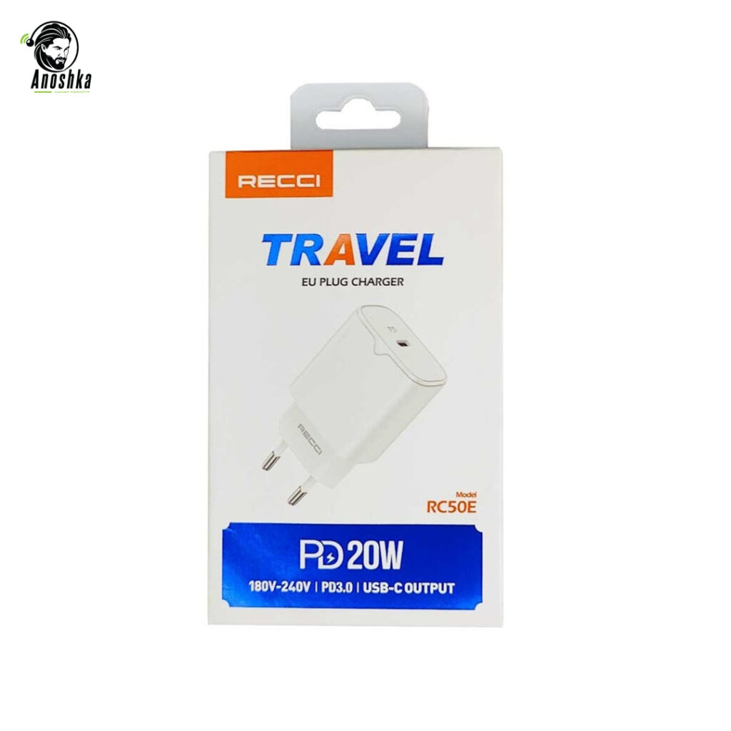 The RECCI RC50E Charger offers dual USB fast charging, intelligent protection, and a compact design for safe, reliable power anywhere.