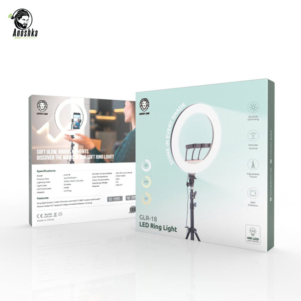 Green Lion Button Mode Ringlight 18