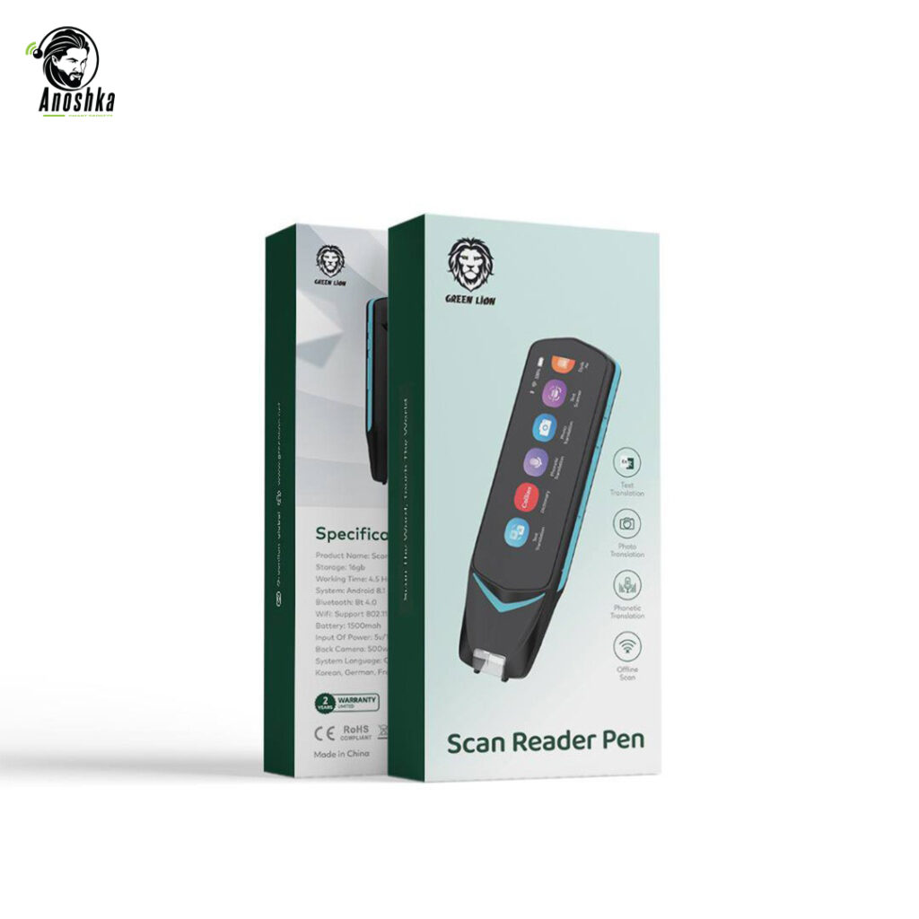 Green Lion Scan Reader Pen – Portable Digital Text Scanner for Reading and Learning