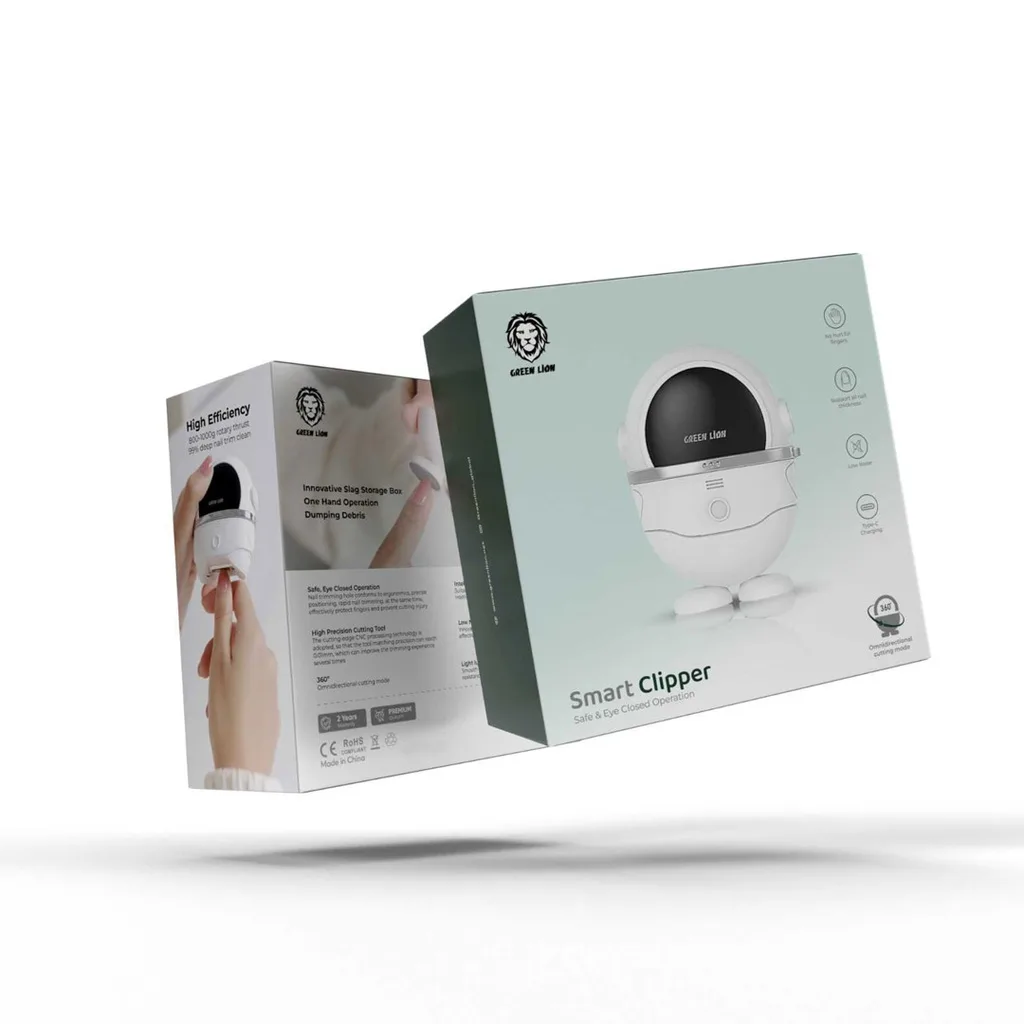 Green Lion Smart Electric Nail Clipper – Safe and Efficient Personal Grooming Tool