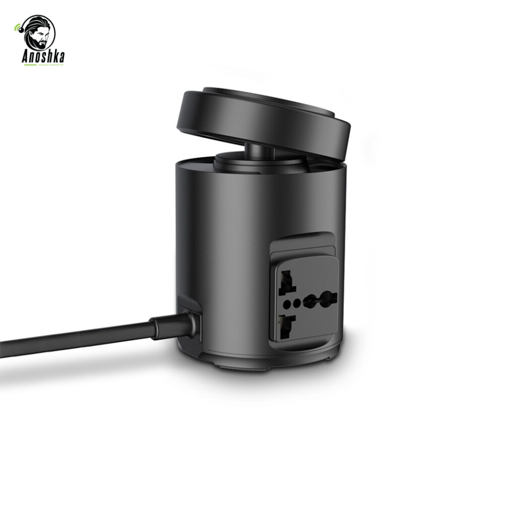 Powerology MagSafe Power Hub PD 65W – Multi-Device Fast Charging Station with Wireless Charging