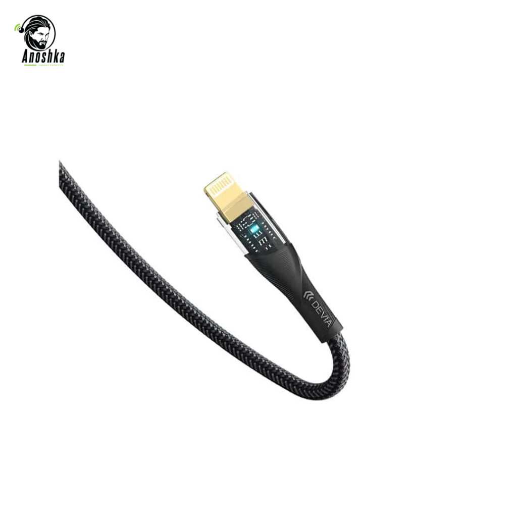 DEVIA A-Lightning Waven Cable 2.4A 1M MP526 – Fast and Durable Lightning Cable