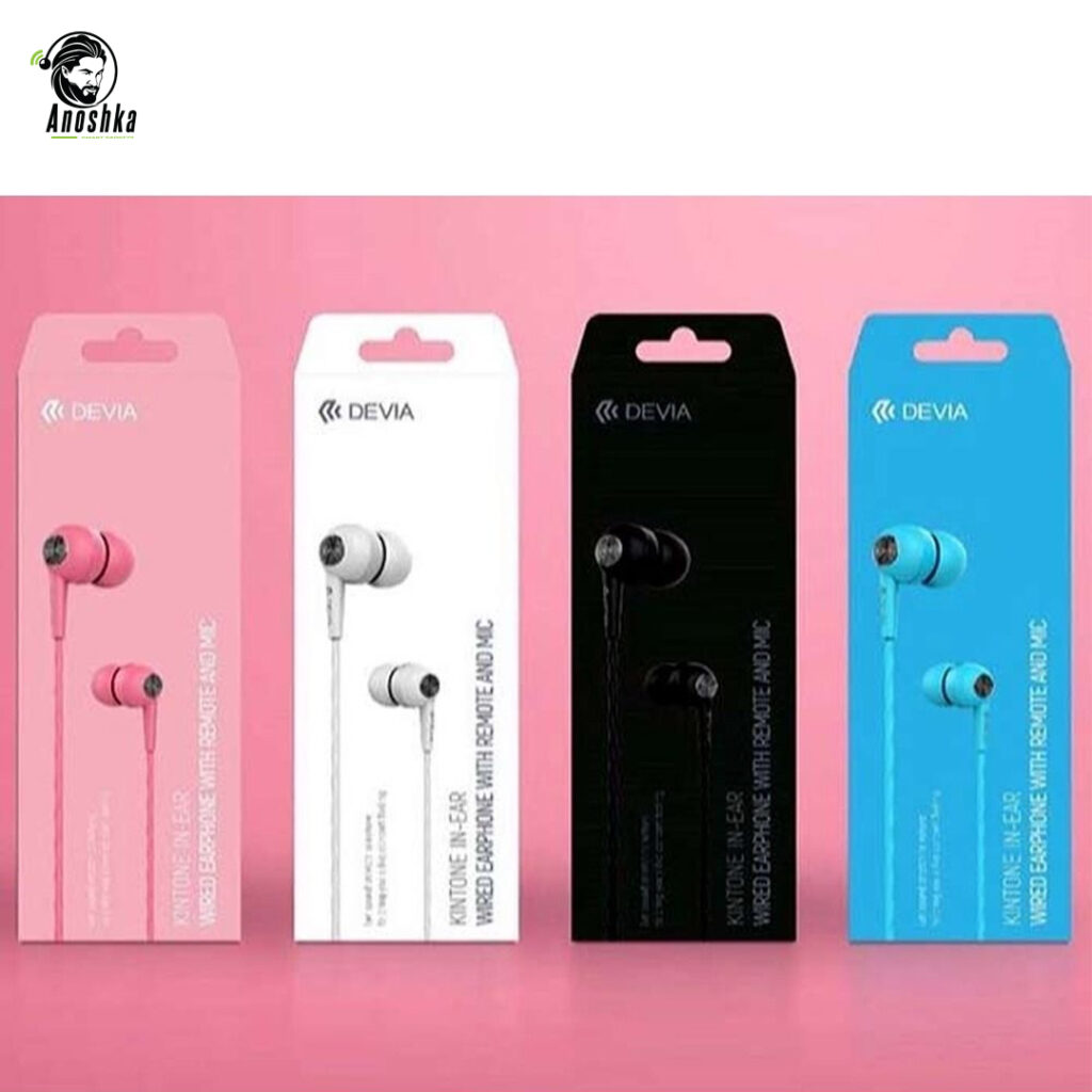 DEVIA Earphone 3.5mm In-Ear HP58L – Clear Sound and Comfortable Fit