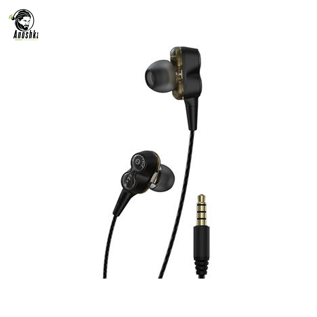 DEVIA Wired Earphones 3.5mm HP50D Clear Sound Comfortable Fit