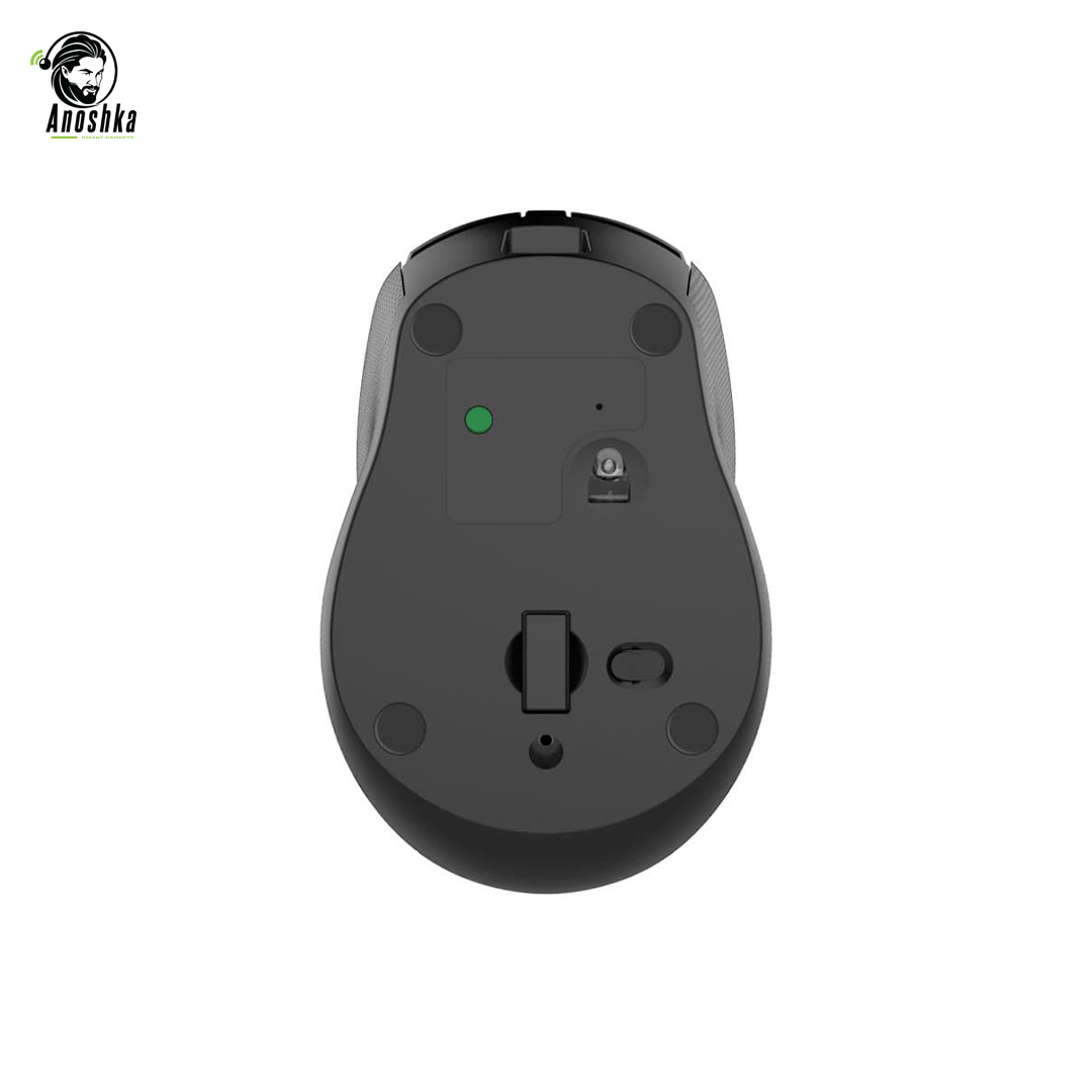 2B MO186 Dual Mode BT 2.4GHz Rechargeable Mouse – Ergonomic Wireless Optical Mouse